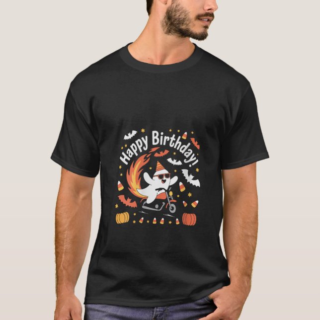 Camiseta Mulheres Legal no Espírito Andando Motocicleta ass (Frente)