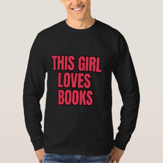 Camiseta Mulheres Lendo Esta Menina Adora Livros