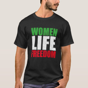 Camiseta Mulheres Liberdade de Vida Apoio a Mulheres Direit