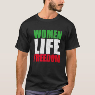 Camiseta Mulheres Liberdade de Vida Apoio a Mulheres Direit