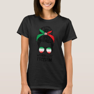 Camiseta Mulheres Liberdade Liberdade Irã Mensagem Irmão Ir