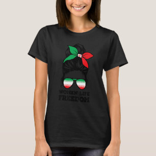 Camiseta Mulheres Liberdade Liberdade Irã Mensagem Irmão Ir