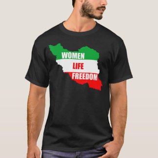 Camiseta Mulheres Liberdade Liberdade Liberdade Irã Nós def