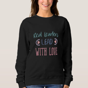 Camiseta Mulheres Líderes Reais Lideram com Amor Q Inspirad