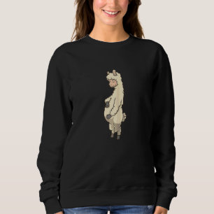 Camiseta Mulheres Llama Com Barriga De Bebê Grávida