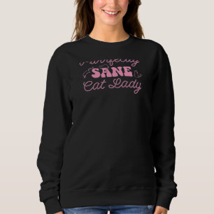 Camiseta Mulheres Loucas Gato Senhora Puramente Sane Eu Amo