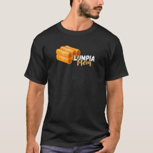 Camiseta Mulheres Lumpia Mãe Filipina Foodie Pinay Comida F