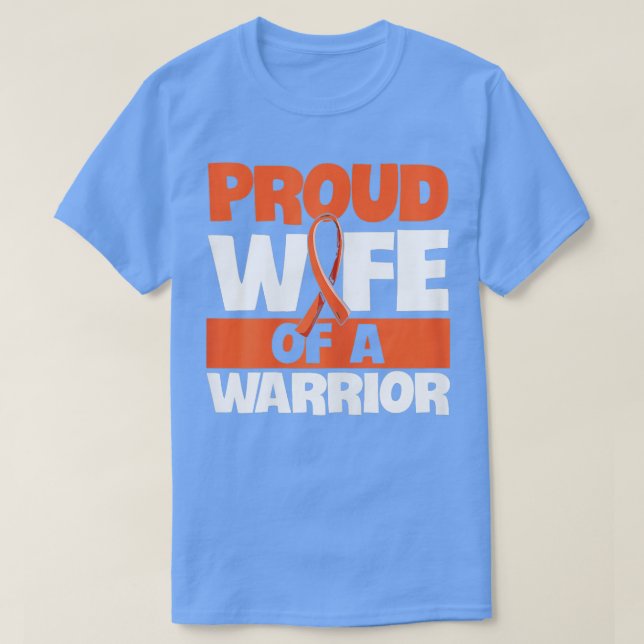 Camiseta Mulheres lutam contra a leucemia, citação de uma E (Frente do Design)