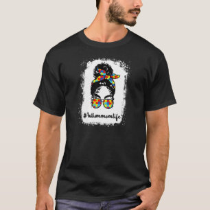 Camiseta Mulheres Mãe A Vida Autismo Consciência Negra Afro