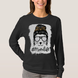 Camiseta Mulheres Mãe A Vida Mensageira Bun Golf Sangrou Mã