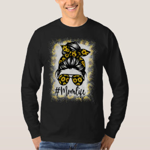 Camiseta Mulheres Mãe A Vida Sangrou A Mãe A Vida Girassol