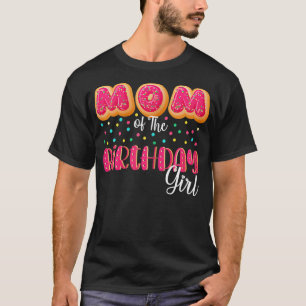 Camiseta Mulheres Mãe Da Matriz De Rosquinhas De Aniversári