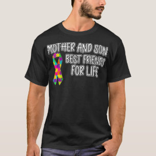 Camiseta Mulheres Mãe E Filho Autismo Sensibilização Autism