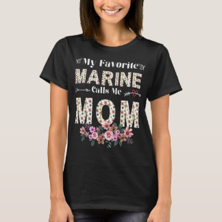 Camiseta Mulheres Mães Meu Marinho Favorito Me Chama Mãe Sh