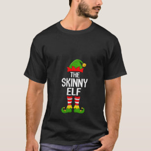 Camiseta Mulheres Magras Elfo Natal Família Correspondente