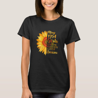 Camiseta Mulheres Maiores Meninas 1954 68º Aniversário 68 A