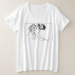 Camiseta Mulheres mais beija garotas Vintage Art Ozma de Oz