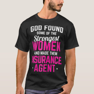 Camiseta Mulheres Mais Fortes Agente de Seguro de Mulheres