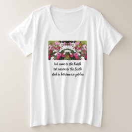 Camiseta Mulheres Mais Tempos E Entre Nós Jardins