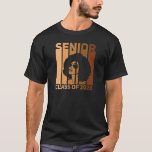 Camiseta Mulheres Mais velho 2028 Black Melanin Smart Afro 