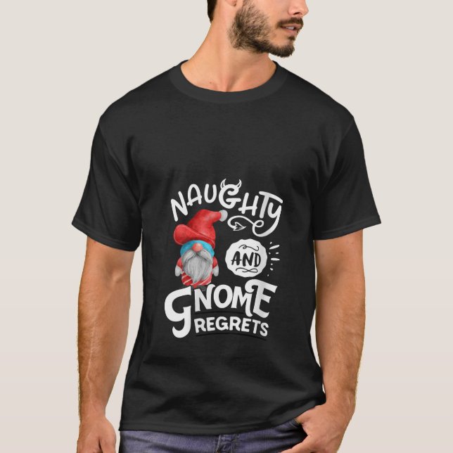Camiseta Mulheres Maliciosas E Gnomos Arrependimentos Gnomi (Frente)