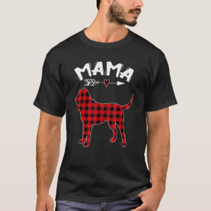 Camiseta Mulheres Mama Bloodhound Mãe