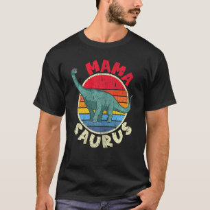 Camiseta Mulheres Mama Saurus I Brachiosaurus Diplodocument