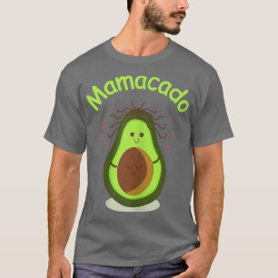 Camiseta Mulheres Mamacado Avocado Bebê Grávida Mama Childb