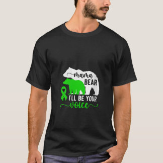 Camiseta Mulheres Mamãe Ursa Cerebral Palitinha Mãe De Um C