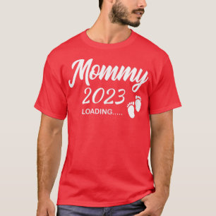 Camiseta Mulheres Mamães 2023 Carregando Futura Gravidez Ma