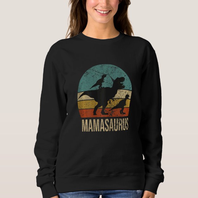 Camiseta Mulheres Mamasaurus Rex Dinasaur Rex Mama Mãe (Frente)