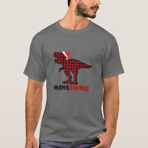 Camiseta Mulheres Mamassauro T Rex Dinossaur Mama Saurus Ch