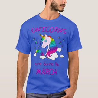 Camiseta Mulheres Marcham Unicórnios De Aniversário Nascere