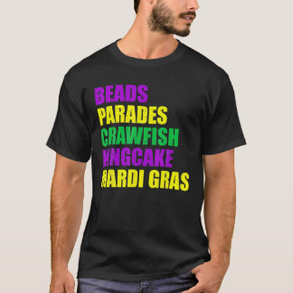 Camiseta Mulheres Mardi Gras Mardi Gras Routing Para Homens
