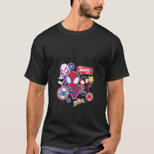 Camiseta Mulheres Marvel Spidey E Sua Equipe Incrível De Am