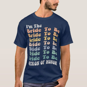 Camiseta Mulheres Matão de Honra Noiva A Corresponder Bache