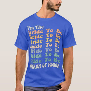 Camiseta Mulheres Matão de Honra Noiva A Corresponder Bache