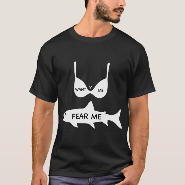 Camiseta Mulheres me querem peixe me teme (Frente)