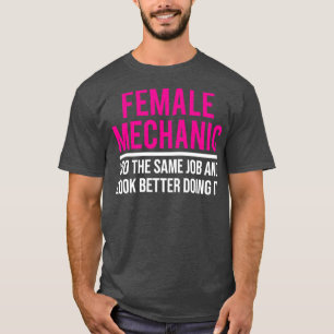 Camiseta Mulheres Mecânicas Engraçadas Mecânicas Presente M