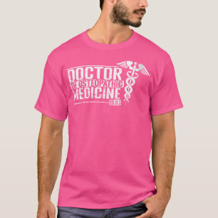 Camiseta Mulheres Médico-Médico Osteopático Salubridade