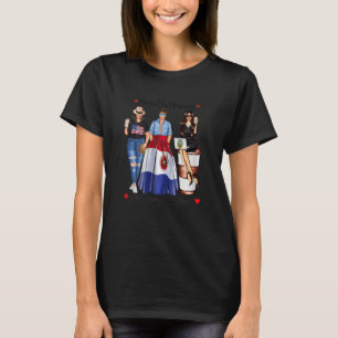 Camiseta Mulheres Meia-Americana Metade Das Mulheres Paragu