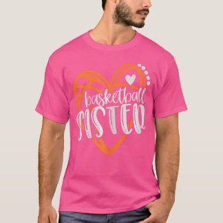 Camiseta Mulheres Meninas Basquete Irmã Bicicleta Distração