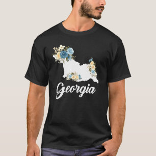 Camiseta Mulheres Meninas Crianças do Estado de Origem Geór