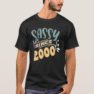 Camiseta Mulheres Meninas Sassy Desde A Celebração De Anive