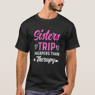 Camiseta Mulheres Meninas Viagem Terapêutica Viagem Féria