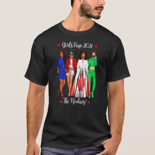 Camiseta Mulheres Meninas Viajam Férias De Rochas Depois Da