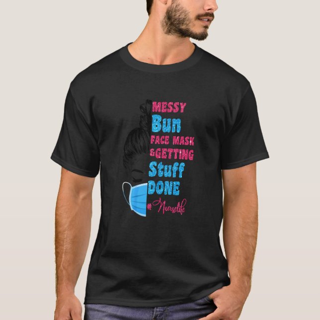 Camiseta Mulheres Mensageiras Máscara de Rosto de Arma Faze (Frente)
