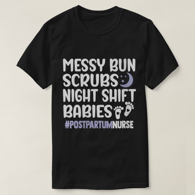 Camiseta Mulheres Mensageiras Scrubs Mãe e Bebês Postpartum (Frente do Design)