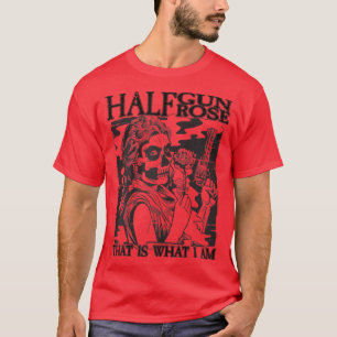 Camiseta Mulheres Metade Arma Metade Rosa I Noiva Rocker I