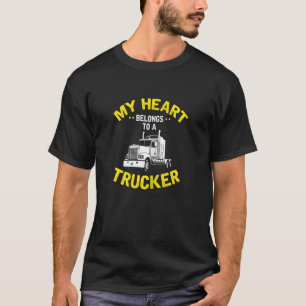 Camiseta Mulheres Meu Coração Pertence A Uma Equipe De Cami